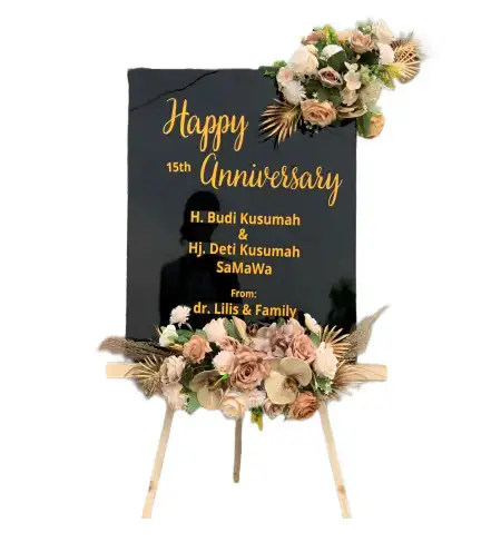 Papan Bunga Akrilik Getaskerep